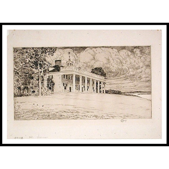 Mount Vernon 1932, A New Print Of a Frederick Childe Hassam Painting