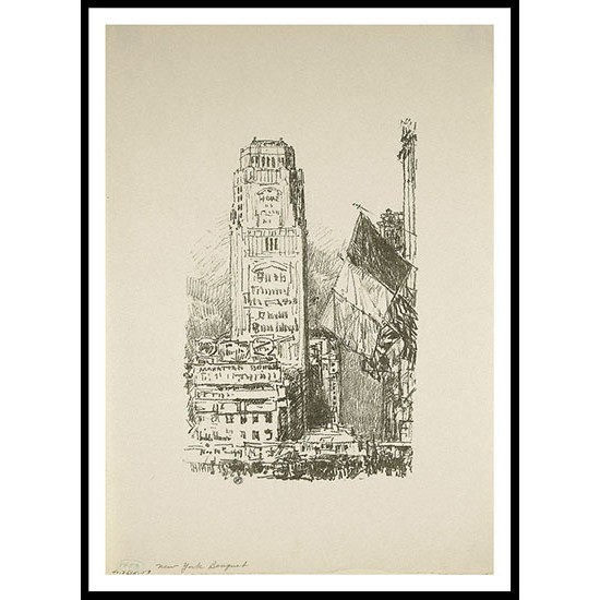 New York Bouquet 1907, A New Print Of a Frederick Childe Hassam Painting