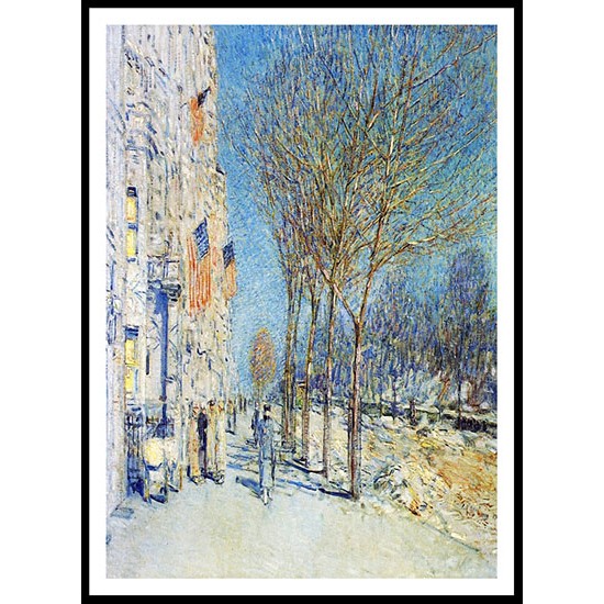 New York Landscape 1918, A New Print Of a Frederick Childe Hassam Painting