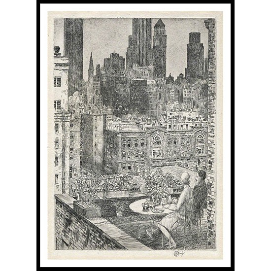 New York Spring 1931, A New Print Of a Frederick Childe Hassam Painting