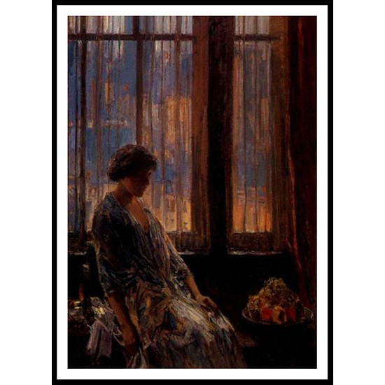 New York Window, A New Print Of a Frederick Childe Hassam Painting