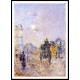 Nocturne Hyde Park Corner 1898, A New Print Of a Frederick Childe Hassam Painting