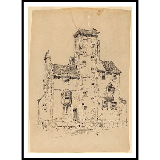 Norman Structure 1885, A New Print Of a Frederick Childe Hassam Painting