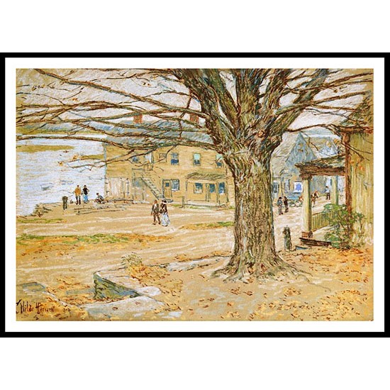 November Cos Cob 1902, A New Print Of a Frederick Childe Hassam Painting