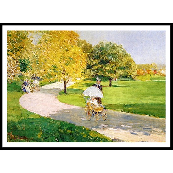 Nurses in the Park 1889, A New Print Of a Frederick Childe Hassam Painting