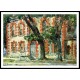 Old Dutch Building Fishkill New York 1916, A New Print Of a Frederick Childe Hassam Painting