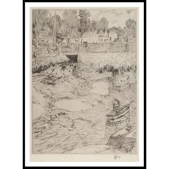 Old Lace Cos Cob 1915, A New Print Of a Frederick Childe Hassam Painting