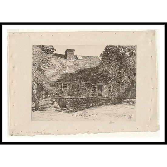 Old Mulford House 1926, A New Print Of a Frederick Childe Hassam Painting