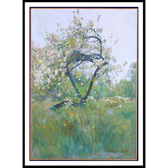 Peach Blossoms   Villiers le Bel 1887 89, A New Print Of a Frederick Childe Hassam Painting