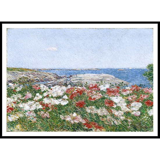 Poppies on the Isles of Shoals 1890, A New Print Of a Frederick Childe Hassam Painting