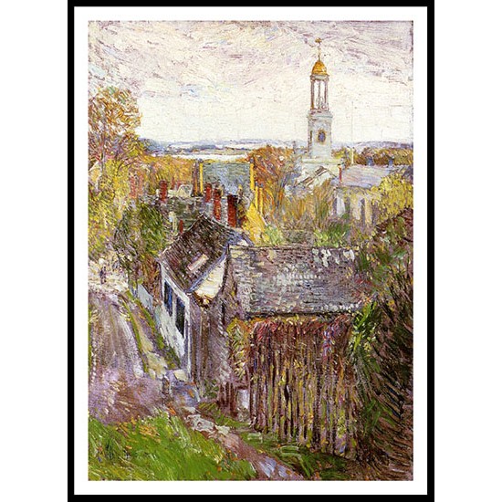 Quincy Massachusetts 1892, A New Print Of a Frederick Childe Hassam Painting