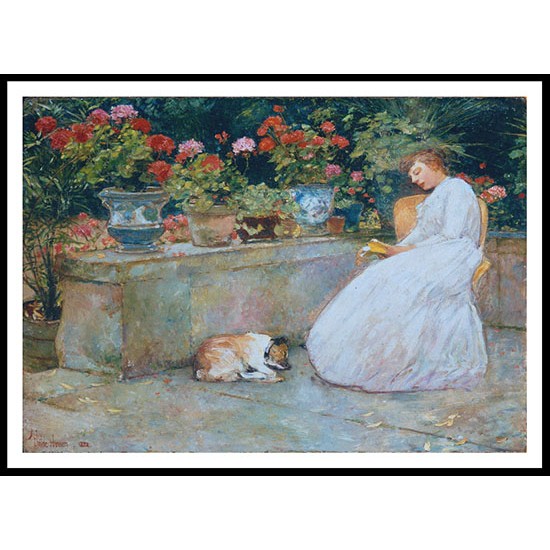 Reading 1888, A New Print Of a Frederick Childe Hassam Painting