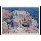 Rocks at Appledore Isles of Shoals 1916, A New Print Of a Frederick Childe Hassam Painting