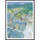 Rooftops Pont Aven Brittany 1897, A New Print Of a Frederick Childe Hassam Painting