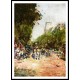 Rue Madeleine Place de l'Opera 1888, A New Print Of a Frederick Childe Hassam Painting