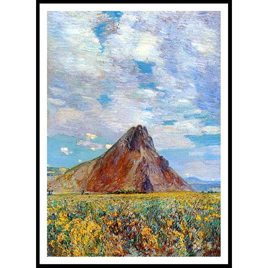 Sand Springs Butte 1904, A New Print Of a Frederick Childe Hassam Painting