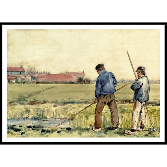 Scene in Holland 1883, A New Print Of a Frederick Childe Hassam Painting