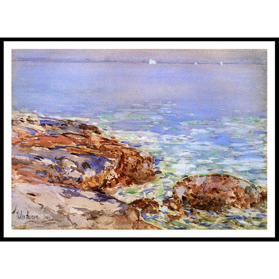 Seascape Isles of Shoals 1903, A New Print Of a Frederick Childe Hassam Painting