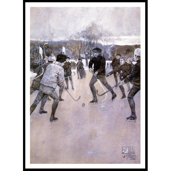 Skating, A New Print Of a Frederick Childe Hassam Painting