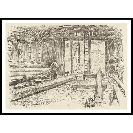 Spar Shop 1908, A New Print Of a Frederick Childe Hassam Painting