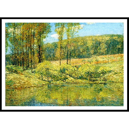 Spring Navesink Highlands 1908, A New Print Of a Frederick Childe Hassam Painting