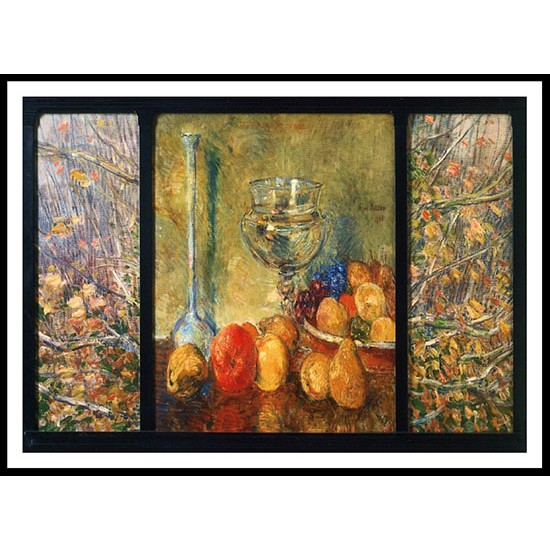 Still Life Fruits 1908, A New Print Of a Frederick Childe Hassam Painting