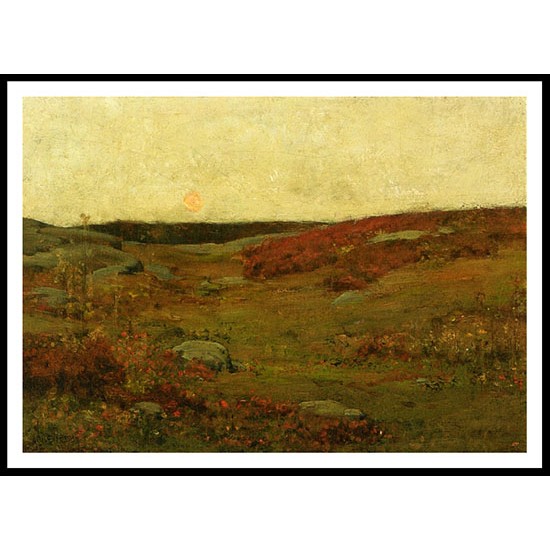 Sunrise   Autumn 1885, A New Print Of a Frederick Childe Hassam Painting