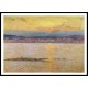 Sunset   Ironbound Mr. Desert Main 1896, A New Print Of a Frederick Childe Hassam Painting