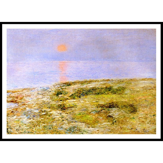 Sunset Isle of Shoals 1900, A New Print Of a Frederick Childe Hassam Painting