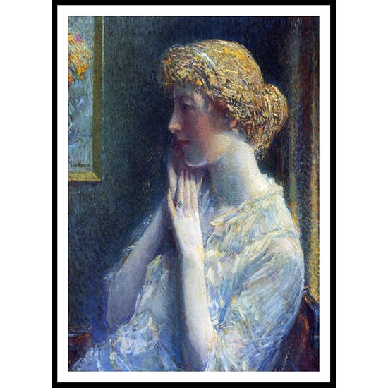 The Ash Blond 1918, A New Print Of a Frederick Childe Hassam Painting