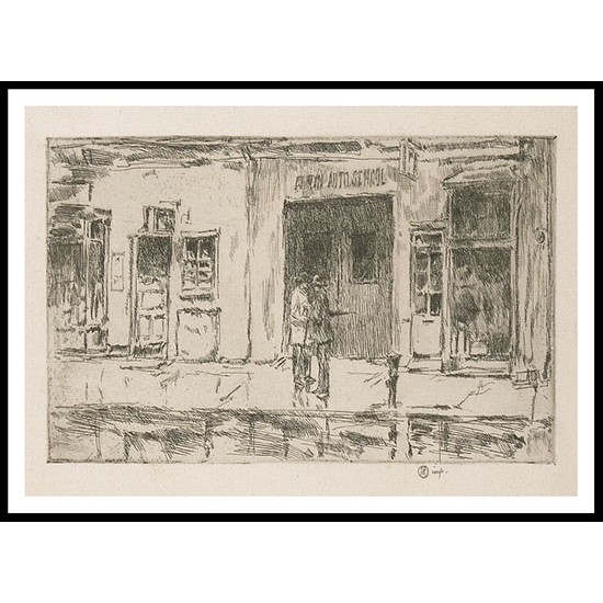 The Auto School 1916, A New Print Of a Frederick Childe Hassam Painting