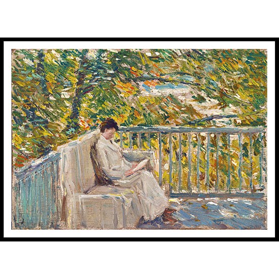 The Balcony 1907, A New Print Of a Frederick Childe Hassam Painting