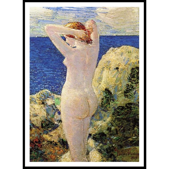 The Bather 1915, A New Print Of a Frederick Childe Hassam Painting