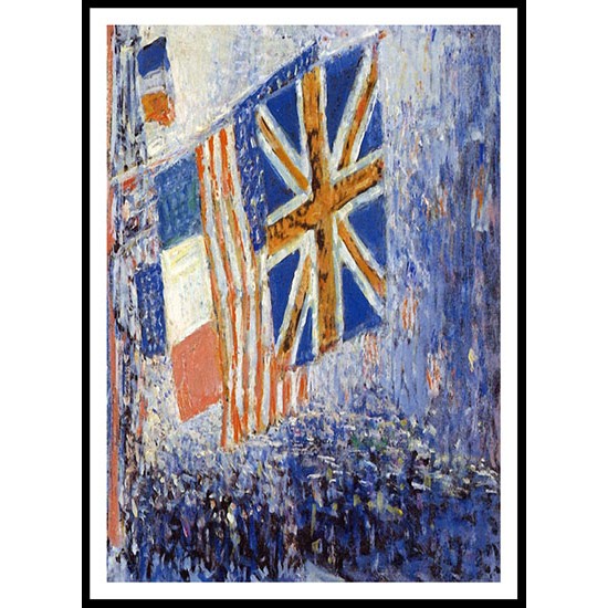 The Big Parade 1917, A New Print Of a Frederick Childe Hassam Painting