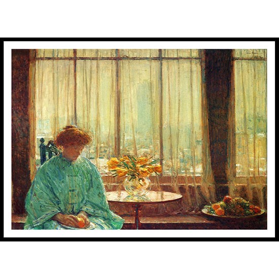 The Breakfast Room Winter Morning 1911, A New Print Of a Frederick Childe Hassam Painting