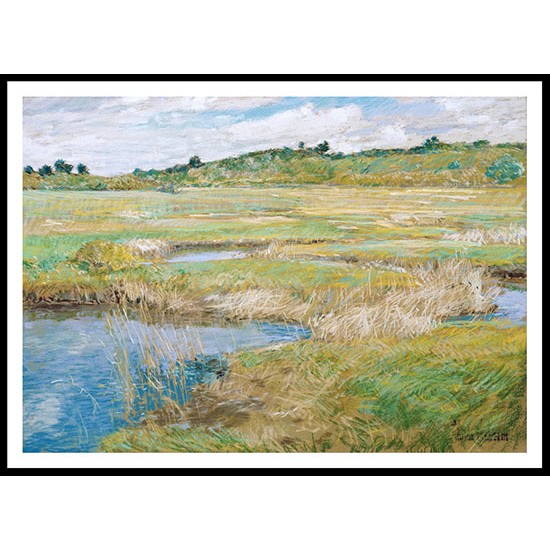 The Concord Meadow 1891, A New Print Of a Frederick Childe Hassam Painting