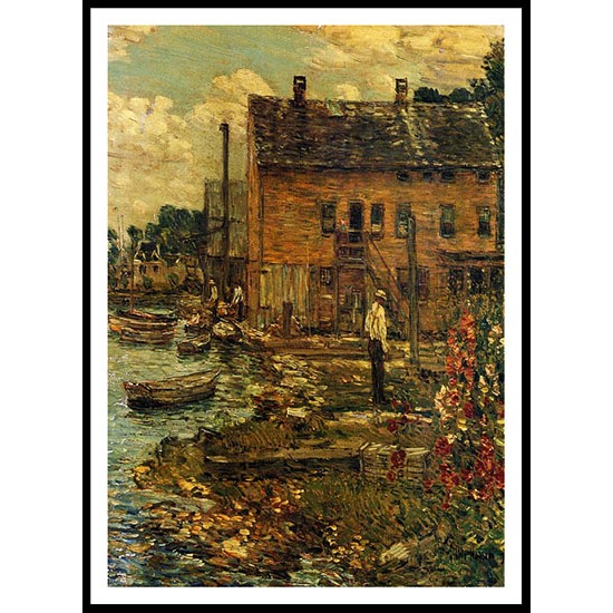 The Fishermen Cos Cob 1907, A New Print Of a Frederick Childe Hassam Painting