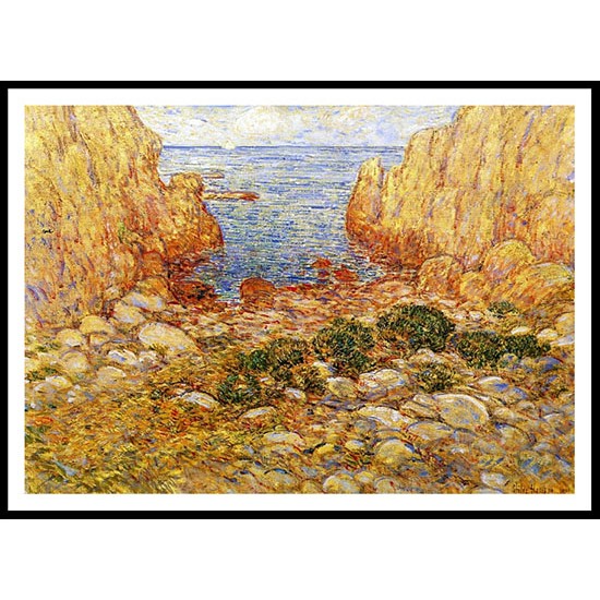 The Gorge   Appledore Isles of Shoals 1901, A New Print Of a Frederick Childe Hassam Painting