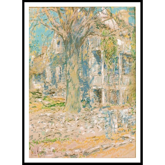 The Old Holley House 1902, A New Print Of a Frederick Childe Hassam Painting