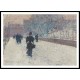 The Promenade Winter in New York 1895, A New Print Of a Frederick Childe Hassam Painting