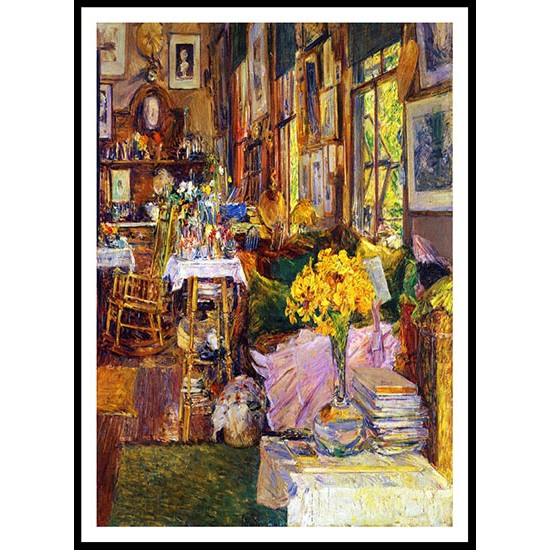 The Room of Flowers 1894, A New Print Of a Frederick Childe Hassam Painting