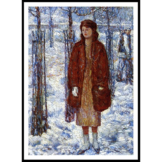 The Snowy Winter of 1918 New York 1918, A New Print Of a Frederick Childe Hassam Painting