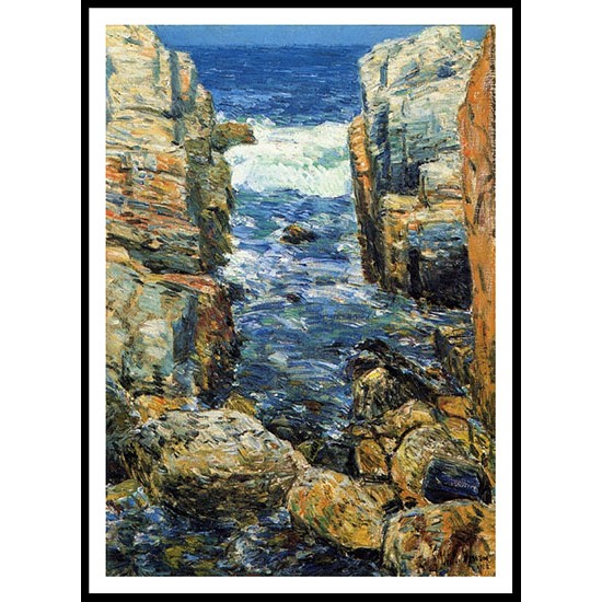 The South Gorge Appledore Isles of Shoals 1912, A New Print Of a Frederick Childe Hassam Painting