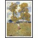 The Two Hickory Trees (Golf Player) 1919, A New Print Of a Frederick Childe Hassam Painting