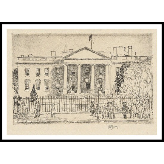 The White House No 1 1925, A New Print Of a Frederick Childe Hassam Painting