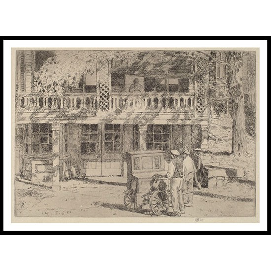 Toby's Cos Cob 1915, A New Print Of a Frederick Childe Hassam Painting