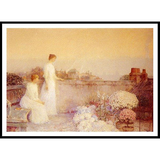 Twilight (aka Le Crepuscule) 1888, A New Print Of a Frederick Childe Hassam Painting