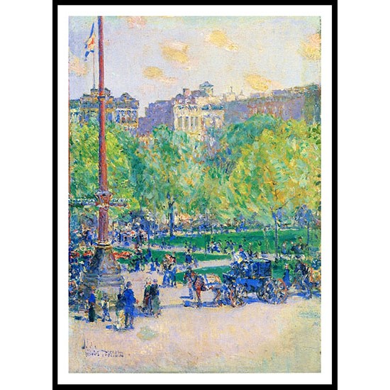 Union Square 1890 93, A New Print Of a Frederick Childe Hassam Painting