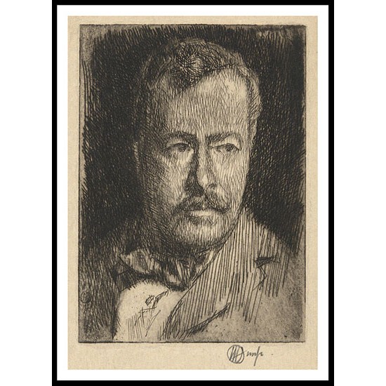 Untitled (Self Portrait) 1920, A New Print Of a Frederick Childe Hassam Painting