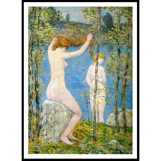 Untitled (Study for 'Bathers') 1902 03, A New Print Of a Frederick Childe Hassam Painting